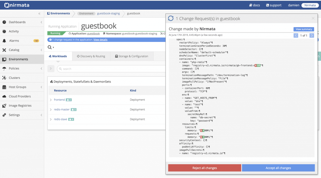 GitOps Workflow Using Kubernetes and Nirmata